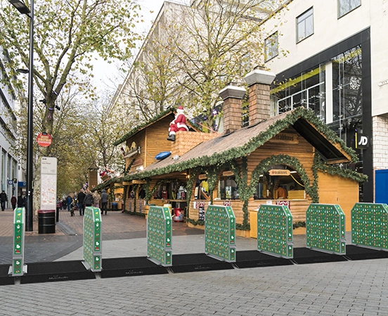 Zufahrtsschutz Weihnachtsmarkt