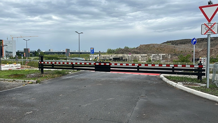 Hochsicherheitsschwenktor Detail